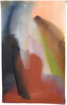 Keisho Okayama, painting, Untitled, acrylic on canvas, 36-1/2 x 22-1/2 inches, 2012