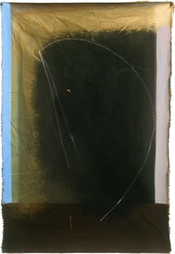Keisho Okayama, painting, Untitled, acrylic on canvas, 37-3/4 x 23-1/4 inches, 2006