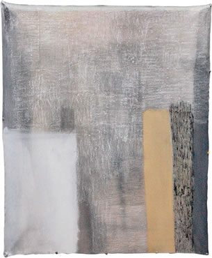 Keisho Okayama, painting, Untitled, acrylic on canvas, 42 x 36 inches, 2008