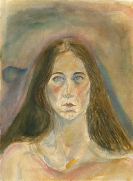 Untitled, watercolor on paper, 15 x 11 inches, c. 1975