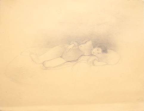 Untitled, pencil on paper, 8-1/2 x 11 inches, 1981