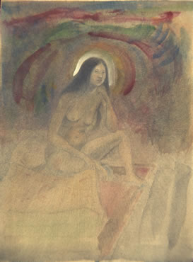 Untitled11, watercolor on paper, 15 x 11 inches, c. 1975