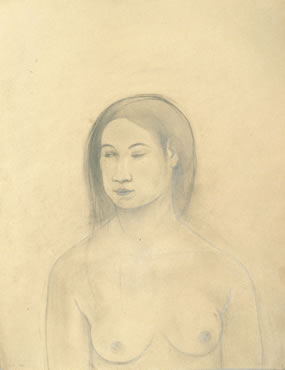 Untitled, pencil on paper, 11 x 8-1/2 inches, 1982