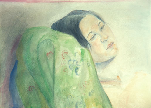 Untitled, watercolor on paper, 11 x 15 inches, c. 1975