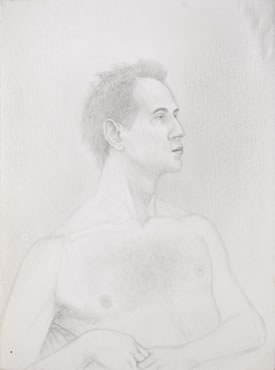 Untitled, pencil on paper, 7-1/2 x 5-1/2 inches, c. 2000