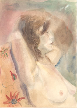Untitled, watercolor on paper, 15 x 11 inches, c. 1975