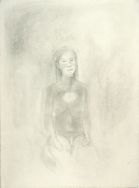 Keisho Okayama,Untitled, pencil on paper, 15 x 11 inches, c. 1975