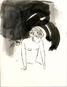 Untitled, ink on paper, 11 x 8-1/2 inches, c. 2010
