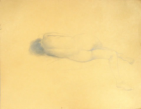 Untitled, pencil on paper, 8-1/2 x 11 inches, c. 1975