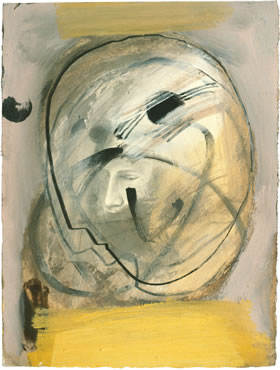 Untitled, acrylic and pencil on paper, 15 x 11 inches, 1994