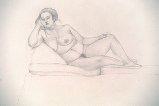 Untitled, pencil on paper, 5 x 6 inches, c. 1975